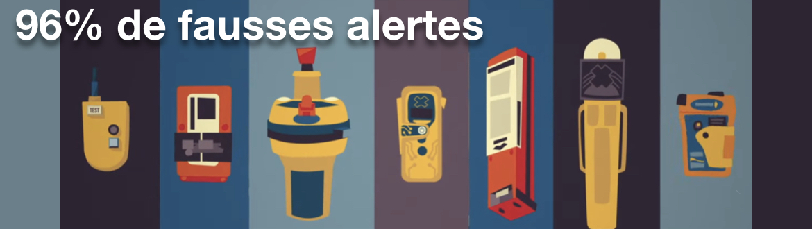 96% de fausses alertes !